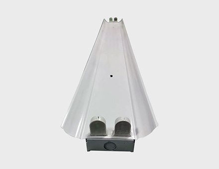 Lampshade bracket with double support and cover