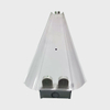 Lampshade bracket with double support and cover